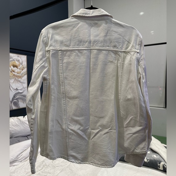 Zara Denim Button Down Shirt - Picture 3 of 5
